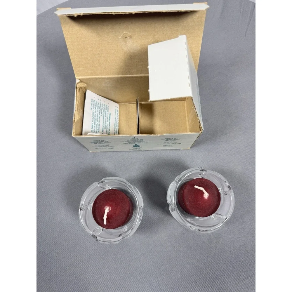 Vintage Partylite Counterpoint Set Of Votive Holders. ‎ New In Box - Picture 2 of 5